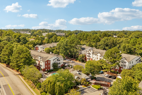 Exterior Drone of The Cleo Dunwoody